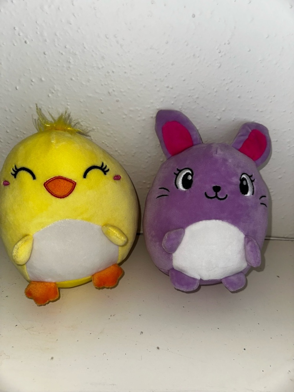 2pcs Yellow Chick Plush Toy